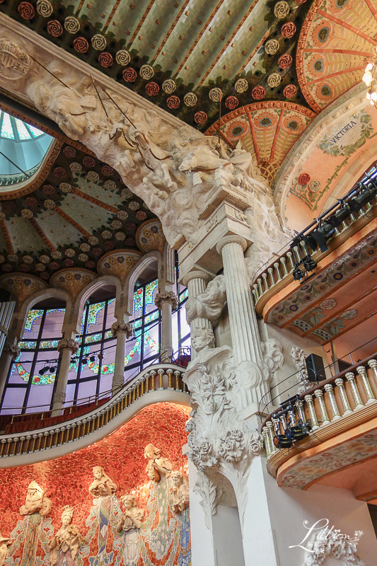 加泰隆尼亞音樂宮, Palau de la Música Catalana, 巴塞隆納景點推薦, 巴塞隆納必遊景點, 西班牙世界遺產, 加泰隆尼亞音樂宮, 加泰隆尼亞音樂宮歷史, 加泰隆尼亞音樂宮官網, 加泰隆尼亞音樂宮開放時間, 加泰隆尼亞現代主義, 多明尼克, 巴塞隆拿, 巴塞隆納, 巴塞隆納攻略, 巴塞隆納旅遊, 巴塞隆納自助旅行, 巴塞隆納自由行, 巴塞隆納自助游, 巴塞隆納自助行程, 巴塞隆納行程, 巴塞隆納行程規劃, 巴塞隆納親子自助旅行, 西班牙旅行, 西班牙, 西班牙巴塞隆納, 西班牙親子自助旅行, 高第