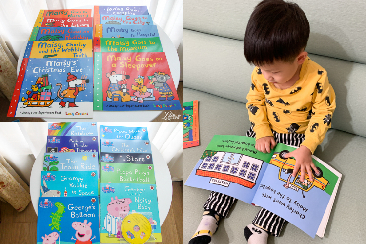 Ladybird,Maisy's First Experiences Collection,Maisy波波生活情境套書,maisy波波童書推薦,Peppa Yellow Bag,Peppe Pig佩佩豬童書推薦,Walker Books,佩佩豬禮物推薦,佩佩豬英文童書推薦,兒童外文書推薦,兒童操作書推薦,兒童英文書推薦,好物推薦,波波英文童書推薦,聖誕禮物書,英文童書團購,英文童書推薦,親子好物 @莉莉安小貴婦旅行札記