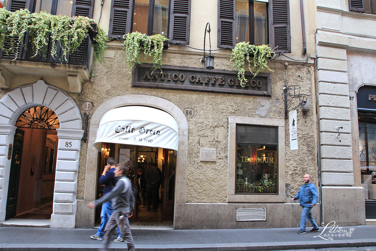 Antico Caffè Greco,Roma,意大利,意大利旅行,意大利自助游,羅馬,羅馬咖啡館推薦,羅馬攻略,羅馬美食推薦,羅馬老希臘咖啡館,羅馬自助旅行,羅馬自助游,羅馬自由行,義大利,義大利咖啡,義大利旅行,義大利自助旅行,義大利餐廳推薦