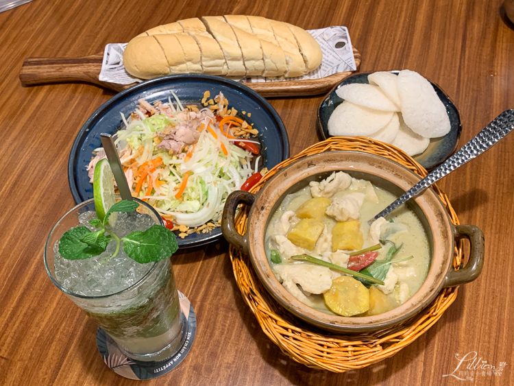 沐越, 桃園越南料理餐廳推薦, 蘆竹越南料理餐廳推薦, Mu Viet, 台貿餐廳推薦, 椰漿綠咖喱雞, 越式摩西多, 宮廷火焰蝦, 王品餐廳, 沐越菜單, 沐越評價, 沐越桃園