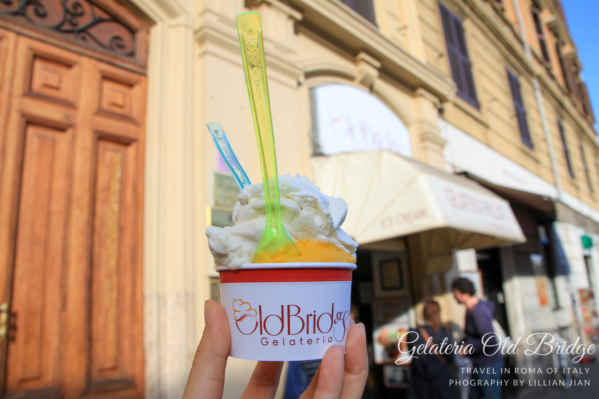 Roma,意大利,意大利旅行,意大利自助游,羅馬,羅馬Gelateria Old Bridge,羅馬冰淇淋推薦,羅馬美食推薦,羅馬自助旅行,羅馬自助游,義大利,義大利冰淇淋,義大利自助旅行,義大利餐廳推薦 @莉莉安小貴婦旅行札記