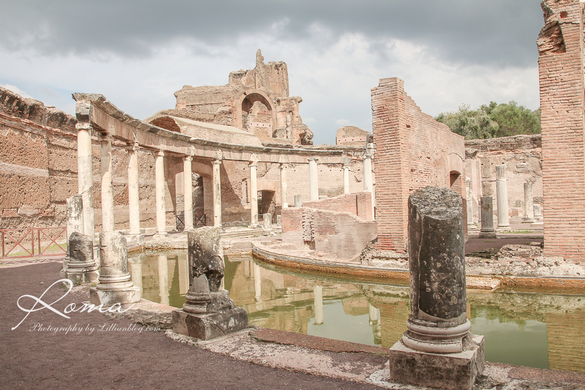 Canopus,Tivoli,Villa Adriana,卡諾普斯,哈德良別墅,哈德良別墅交通方式,哈德良皇帝,羅馬,羅馬roma,羅馬推薦景點,羅馬浴場,羅馬自助旅行,羅馬行程,義大利景點推薦,義大利自助旅行,蒂沃利 @莉莉安小貴婦旅行札記