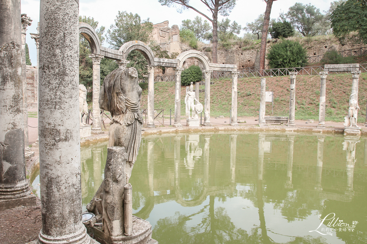 哈德良別墅, Villa Adriana, 義大利自由行, 羅馬自由行, 義大利自助旅行, 蒂沃利, Tivoli, 哈德良皇帝, 哈德良別墅交通方式, 羅馬浴場, 卡諾普斯, Canopus, 羅馬行程, 羅馬自助旅行, 羅馬推薦景點, 義大利景點推薦, 蒂沃利哈德良別墅, 蒂沃利哈德良別墅交通方式,羅馬別墅