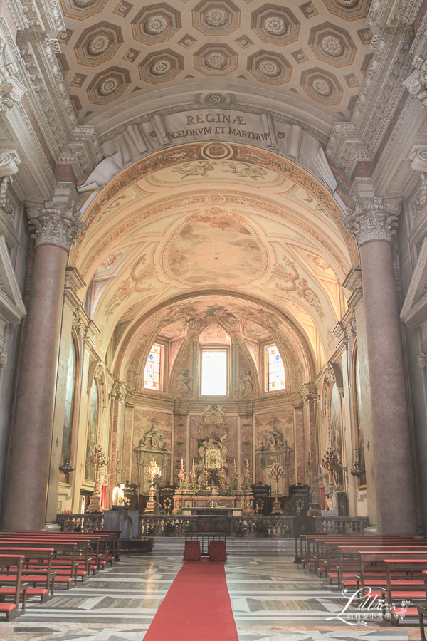 天使與殉教者聖母大殿, 羅馬自由行, 義大利自由行, Santa Maria degli Angeli, 義大利自助旅行, 米開朗基羅, 伽利略, 本初子午線, 戴克里先浴場, Thermae Diocletiani, 羅馬行程, 羅馬自助旅行, 羅馬推薦景點, 羅馬termini火車站