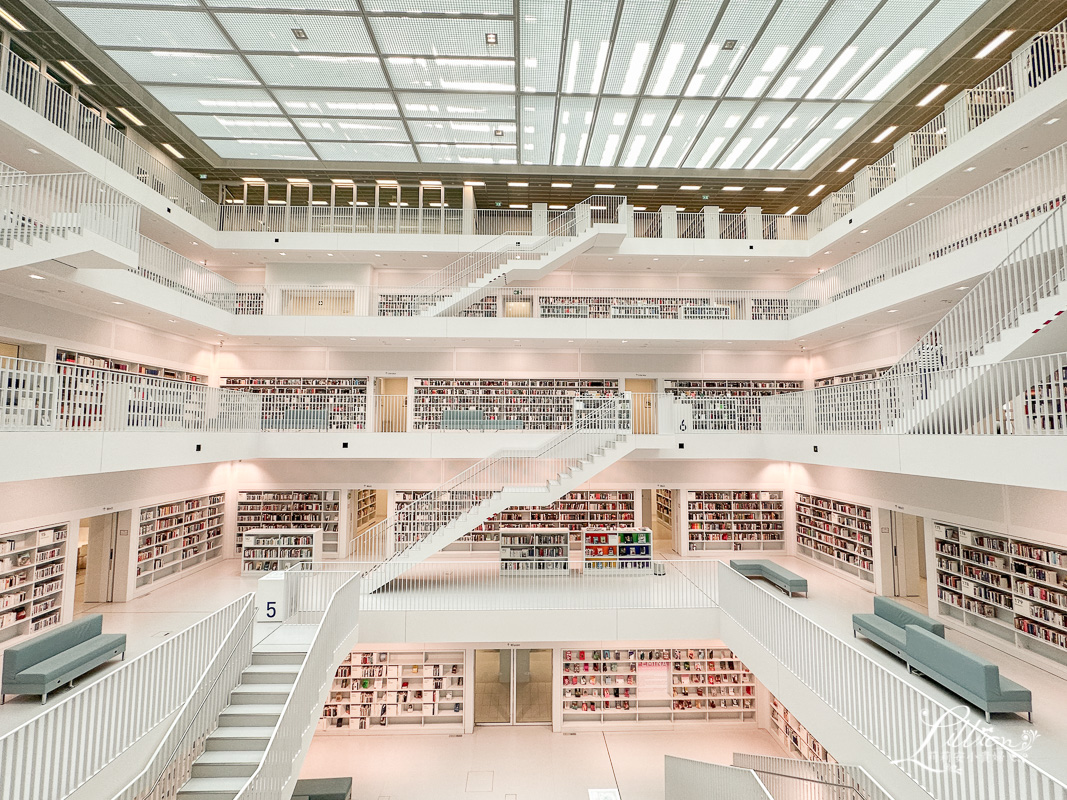 斯圖加特自助旅行, Stuttgart, 斯圖加特市立圖書館, Stadtbibliothek Stuttgart, 斯圖加特推薦景點, 斯圖加特必來景點, 德國自助旅行, 斯圖加特圖書館交通, 德國