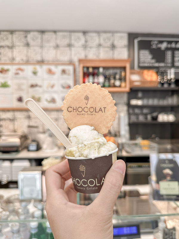 威尼斯冰淇淋, 威尼斯美食推薦, Gelateria Chocolat, 義大利威尼斯, 義式冰淇淋, 義大利, 義大利自由行, 紅蝦指南, 威尼斯必吃