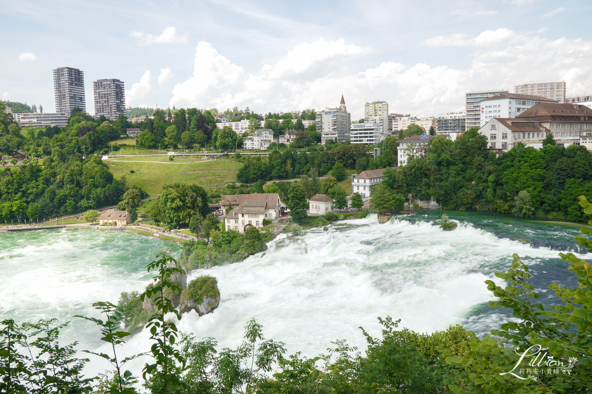 瑞士景點推薦, 瑞士自由行, 萊茵瀑布, Rheinfall, 瑞士景點, 沙夫豪森, 歐洲流量最大瀑布, 萊茵瀑布攻略, 勞芬城堡, 觀賞攻略, 觀賞點, 交通, 門票, 遊船, 瑞士必去