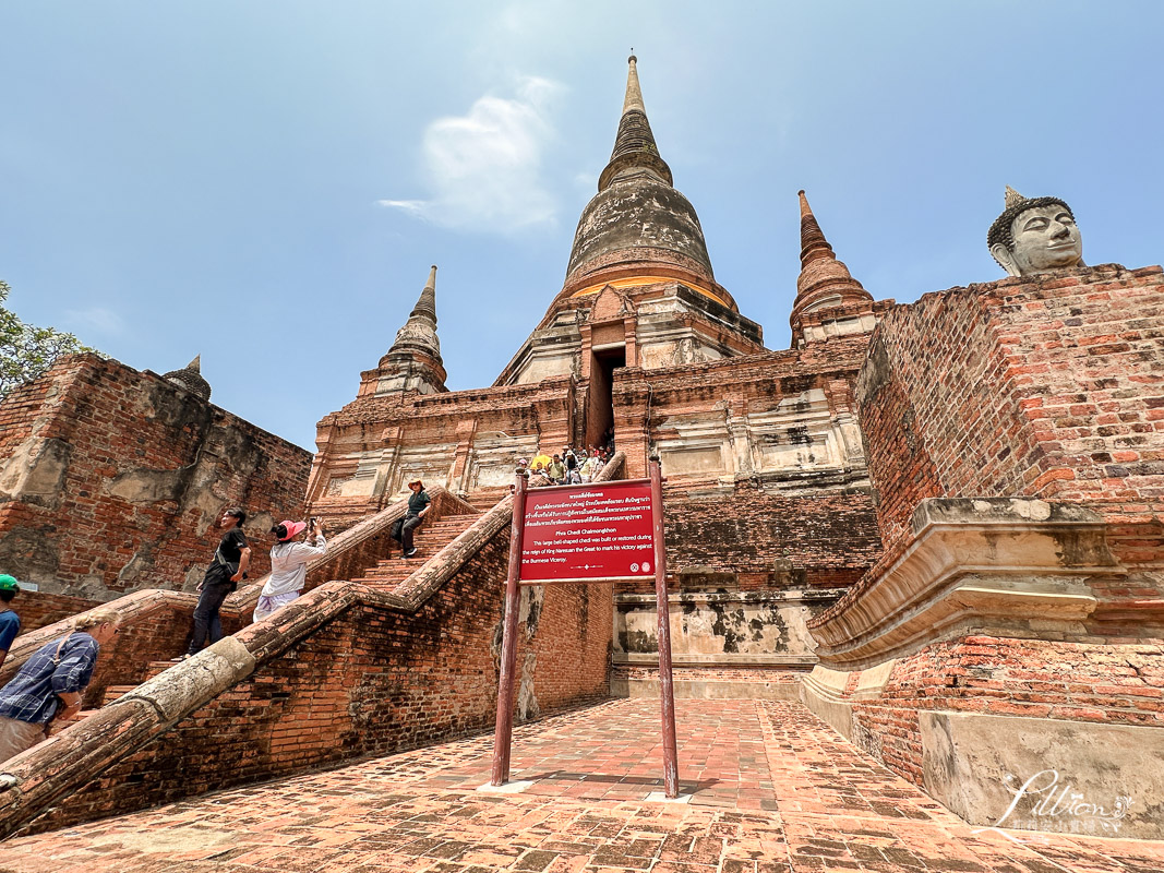 大城必去景點, 崖差蒙空寺, Wat Yai Chaiyamongkhon, 大城自由行, 泰國大城景點推薦, 泰國世界遺產