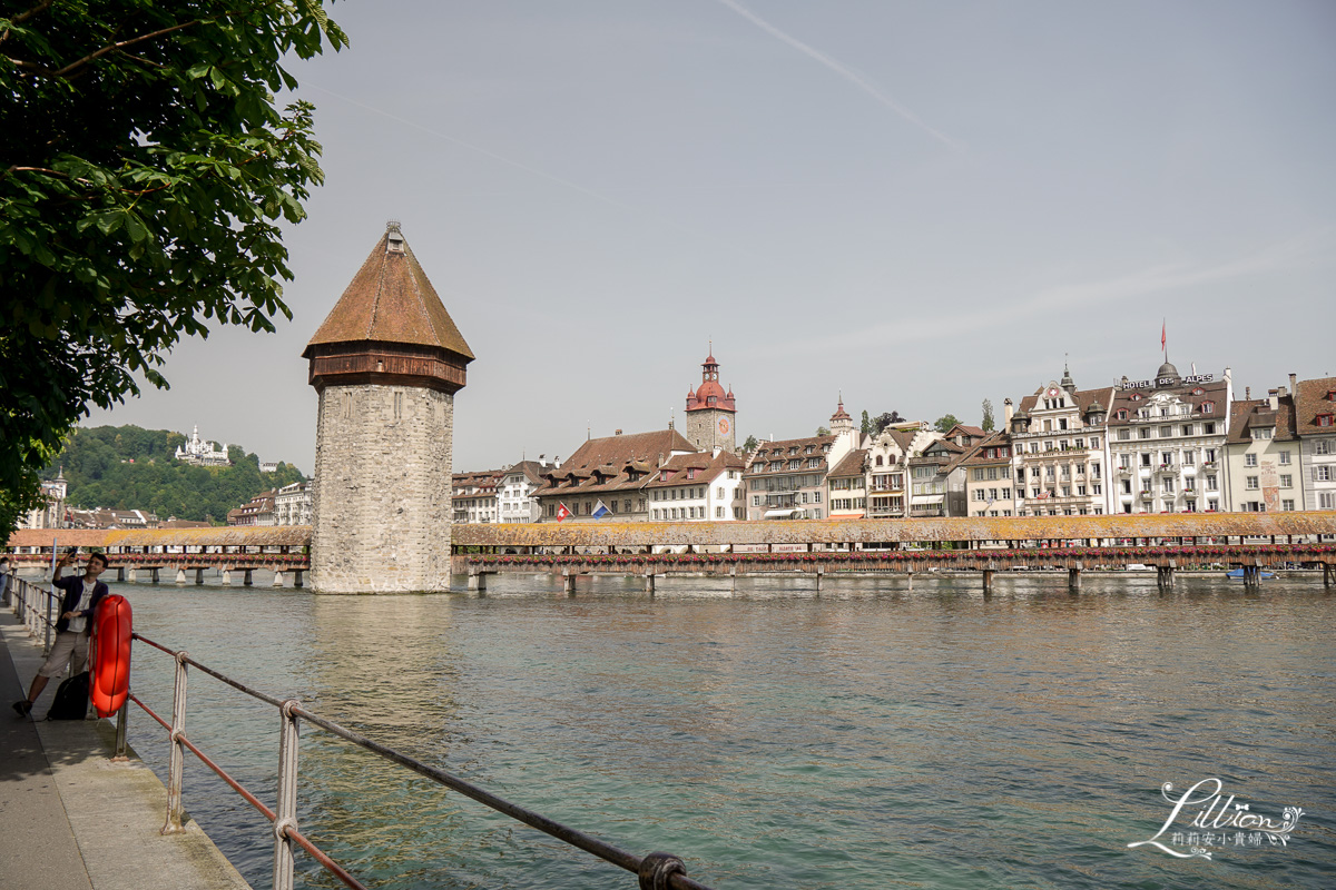 瑞士自由行, 卡貝爾橋, Kapellbrücke, 瑞士自助旅行, 瑞士自由行攻略, 琉森景點, 瑞士琉森, 琉森推薦景點, 瑞士推薦景點, 斯普洛耶橋, luzern 瑞士, luzern