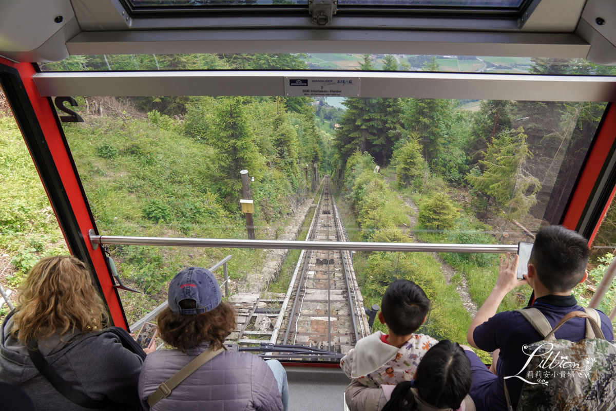 哈德昆登山纜車, 哈德昆觀景台, Harder Kulm, Harderbahn, 因特拉肯, interlaken ost, interlaken west, 茵特拉根, 瑞士旅遊, 瑞士自由行, 瑞士景點, 瑞士旅行通行證, 圖恩湖, Thunersee, 布里恩茨湖, Brienzersee